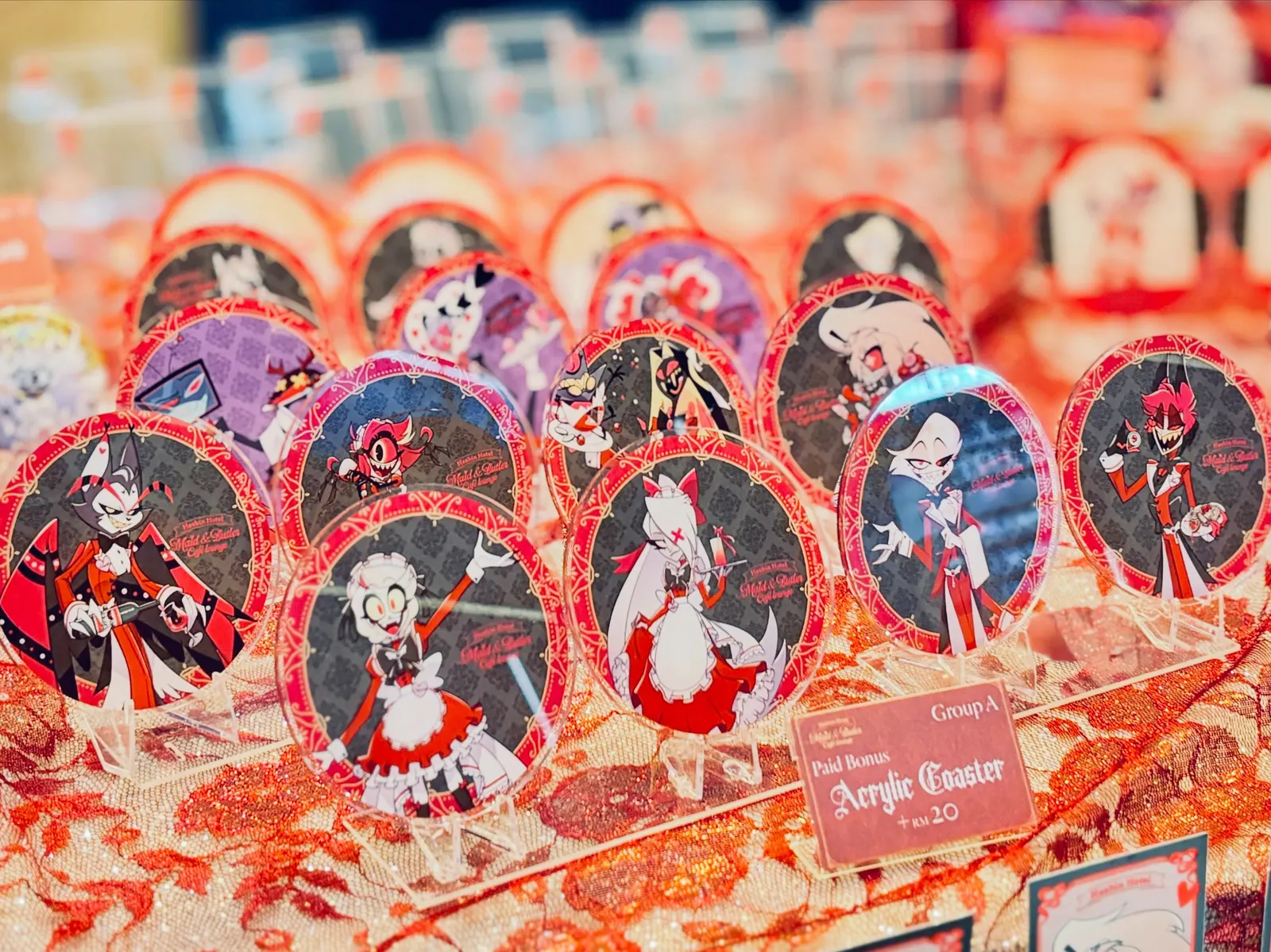 Hazbin Hotel acrylic coasters